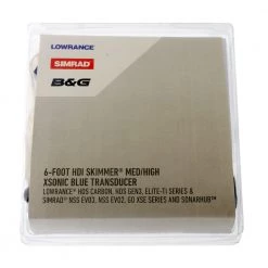 Lowrance HDI Skimmer Transom Mount Transducer M/H 455/800kHz