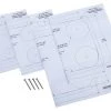 Lowrance FM-12 Flush Mount Kit For HDS - Paper Template Only