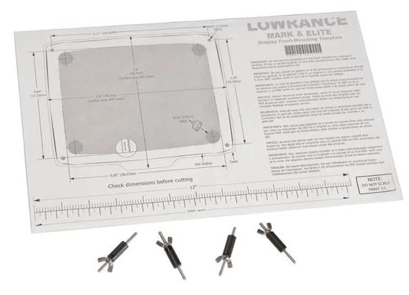 Lowrance HDS Gen2 Touch Flush Mount Kit 1 Lowrance HDS Gen2 Touch Flush Mount Kit