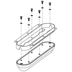 Lowrance TotalScan Skimmer Med/High Transducer 455/800kHz -Lowrance Online Store 4 20 120