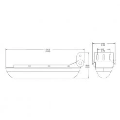 Lowrance TotalScan Skimmer Med/High Transducer 455/800kHz -Lowrance Online Store 5 9 168