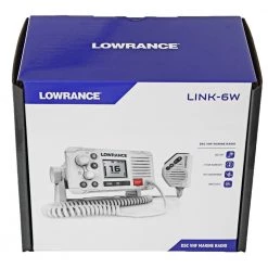 Lowrance Link-6 DSC Fixed-Mount VHF Radio White
